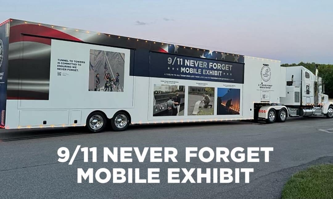 The Tunnel to Towers Foundation 9/11 NEVER FORGET Mobile Exhibit